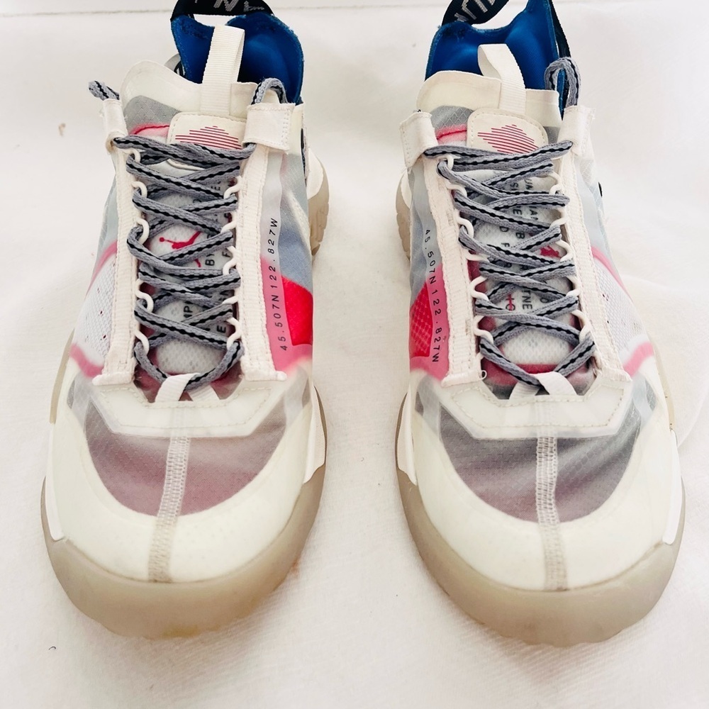 Nike Jordan Delta breath tech white mesh sneakers men’s 9 - Picture 2 of 8